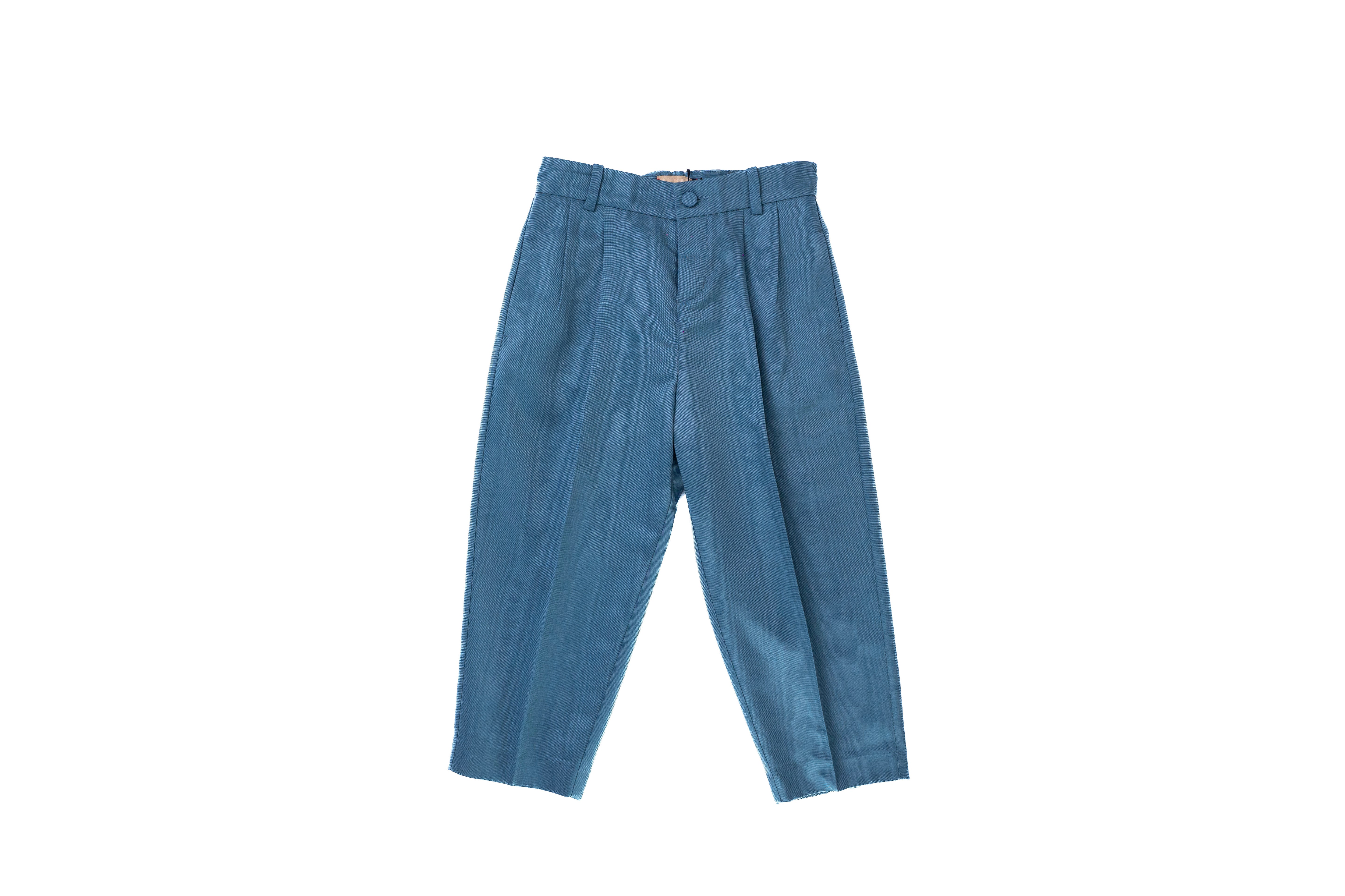 Unisex Kids Shiny Blue Trousers