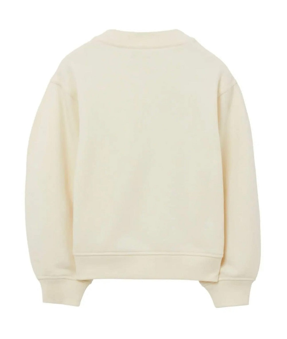 Burberry Girls Logo Embroidered Sweatshirt