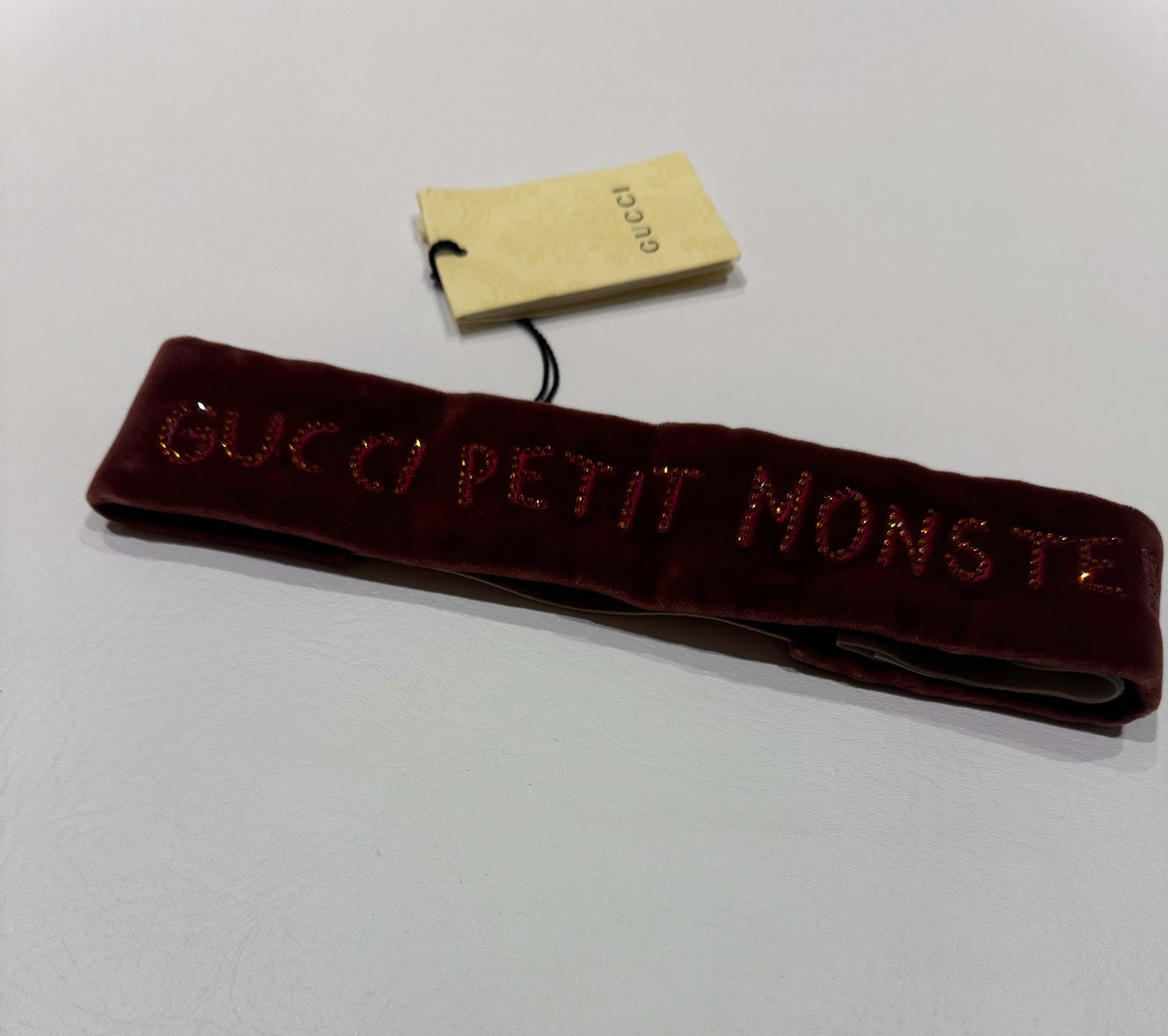 Gucci Petit Monster Girls Velvet Headband