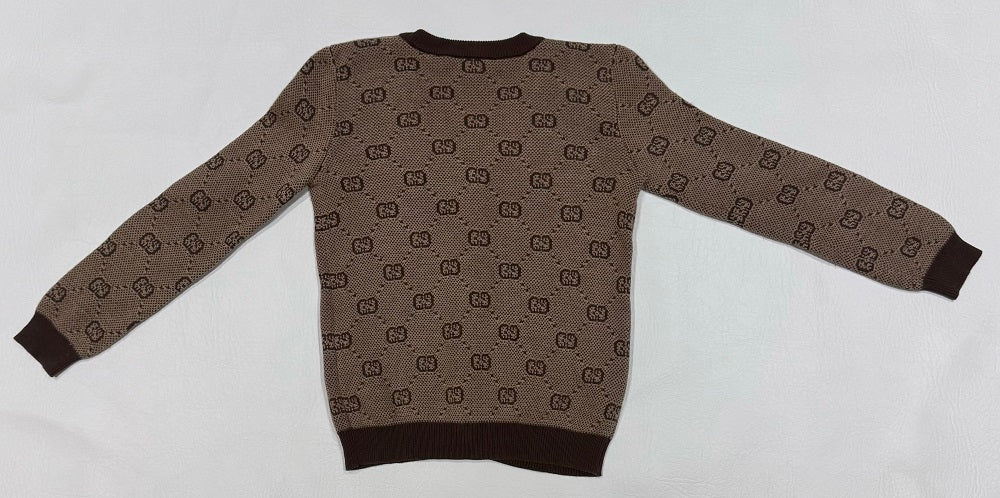 Gucci Brown GG Wool Cardigan