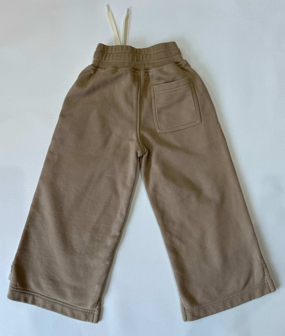 Burberry Girls Ivory Wide-Leg Trousers