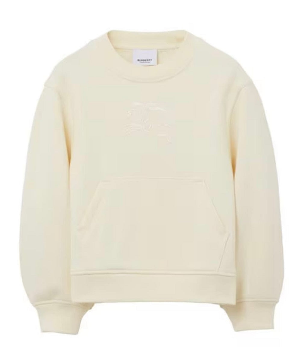 Burberry Girls Cream Logo Sweatshirt