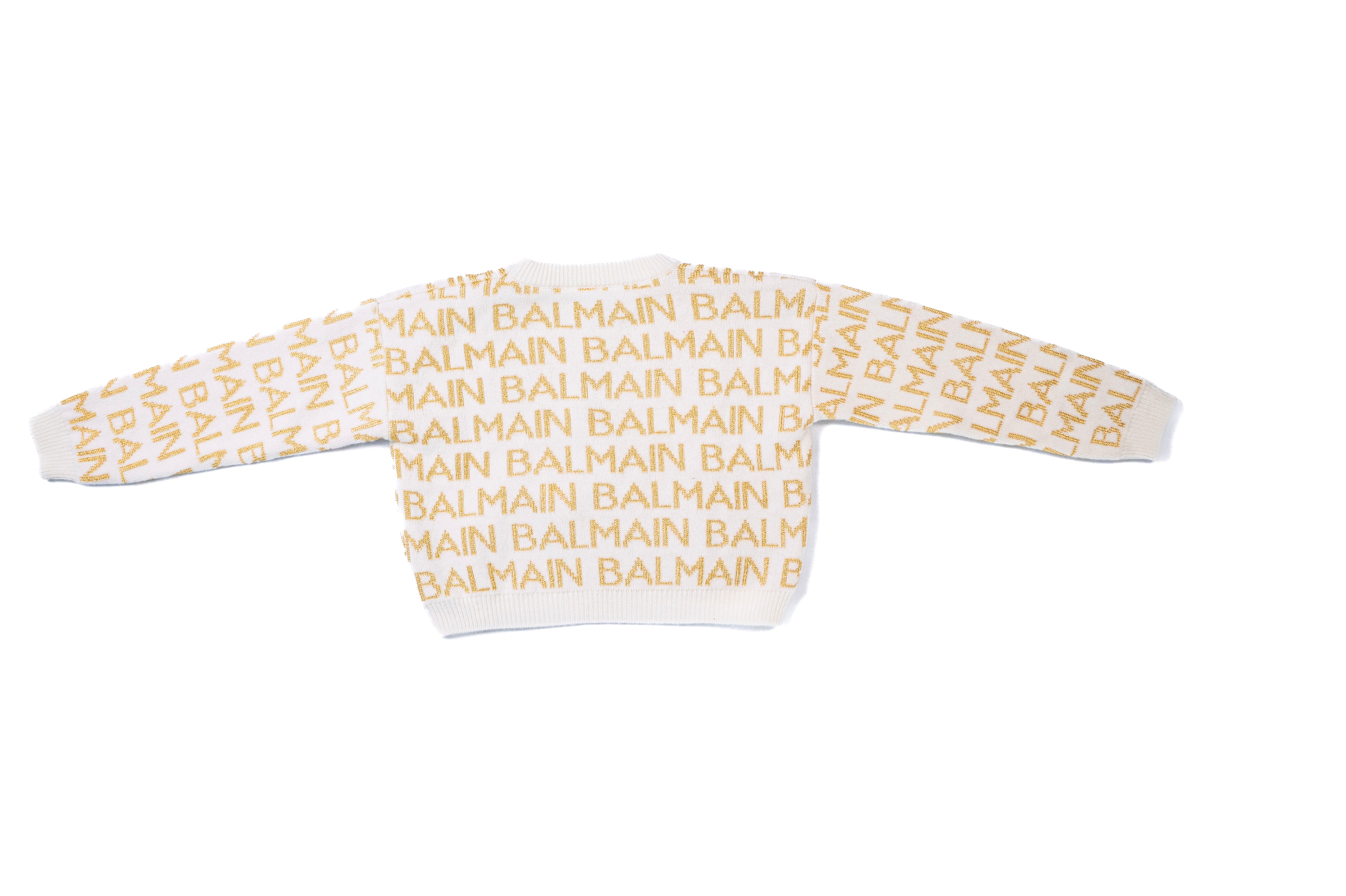 Balmain Girls Wool Jumper