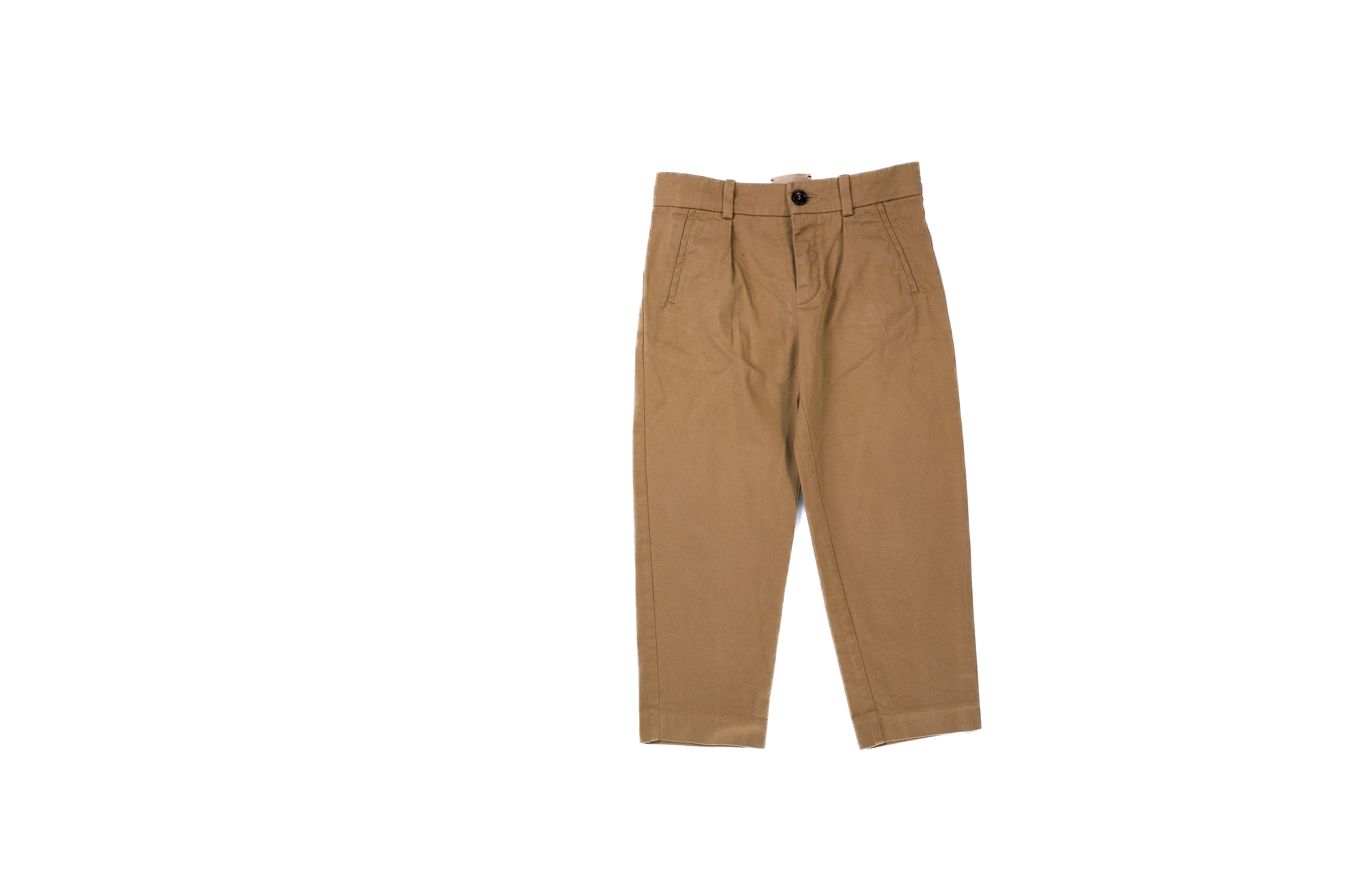 Gucci Boys Beige Chinos with Green Logo