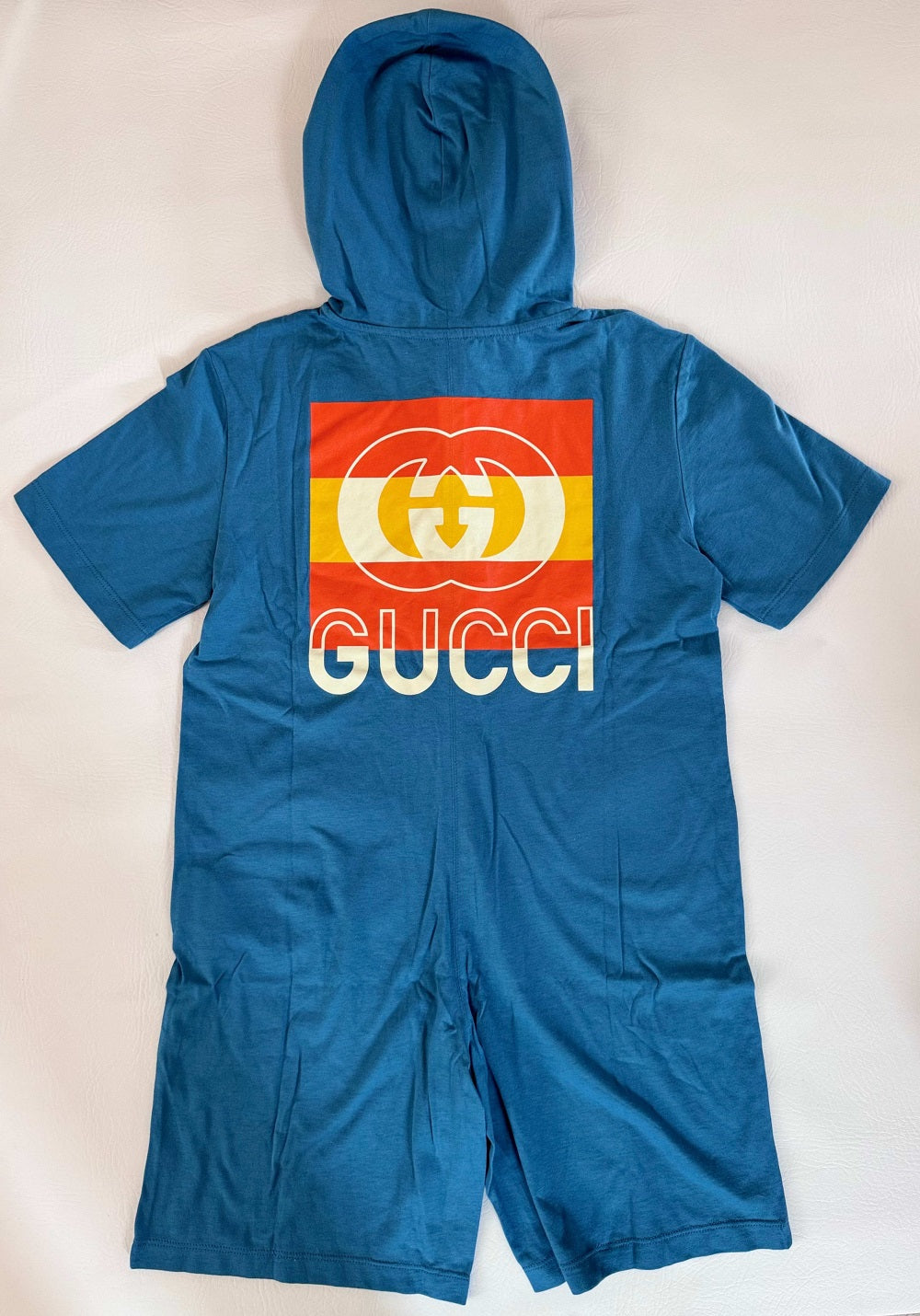 Gucci Boys Blue Romper/ Overall